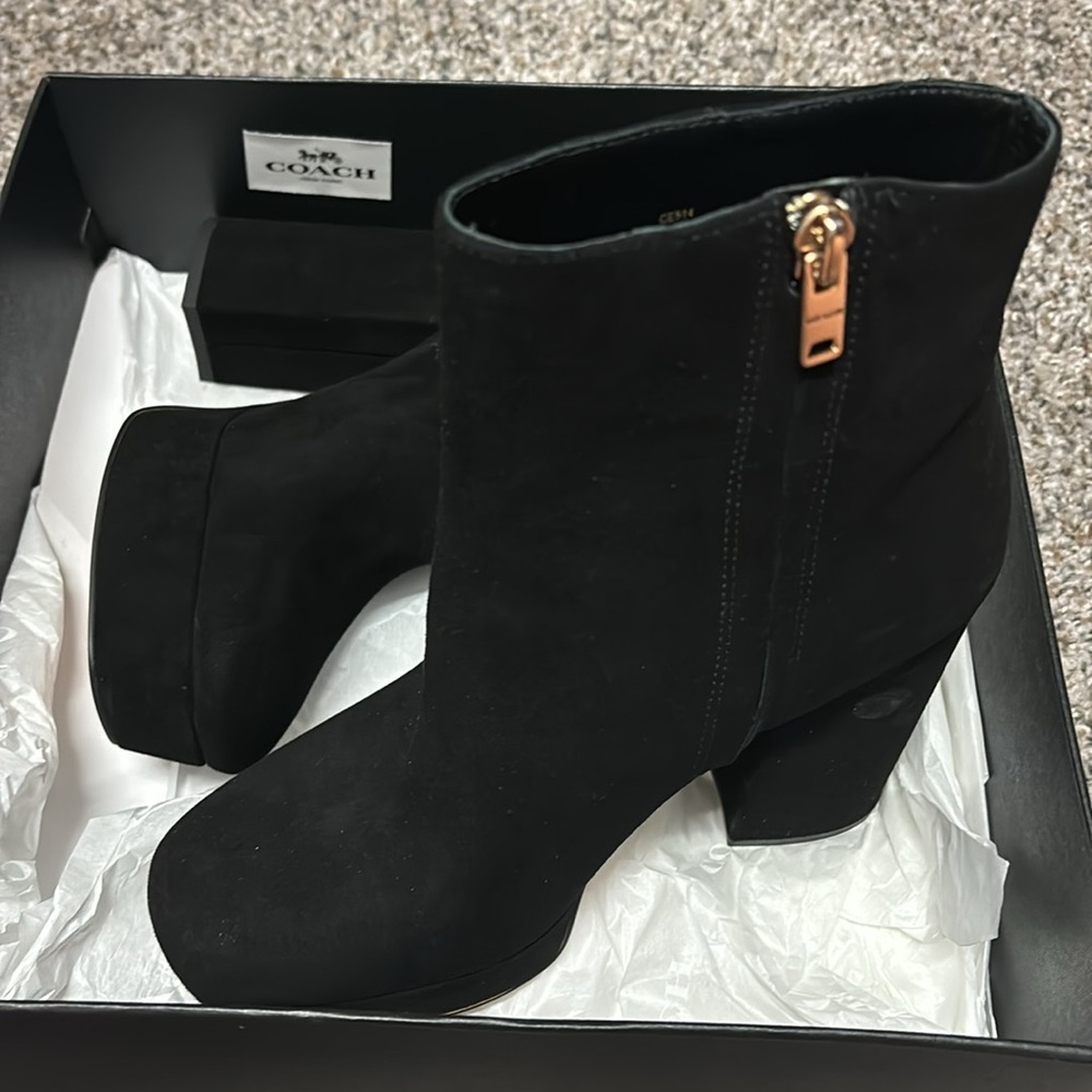 Coach Iona Suede Booties